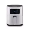 Heißluftfritteuse HEINRICH'S HFR 8216 — 5 L, 1450 W, Touch-Steuerung, LED-Anzeige, Silber, Standgerät