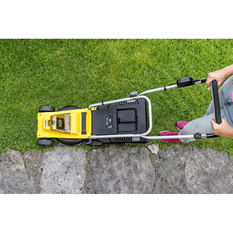 Akku-Rasenmäher KARCHER LMO 2-18 (1.445-400.0) Schwarz, Gelb