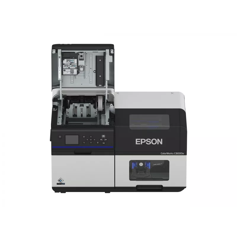 Epson ColorWorks C8000e (BK) Etikettendrucker Tintenstrahl Farbe 600 x 1200 DPI 300 mm/s Kabelgebunden und kabellos Ethernet LAN