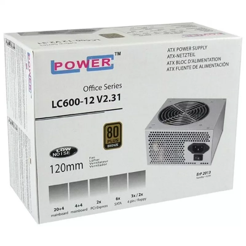 Netzteil 450W LC600-12 V2.31 80+ Bronze