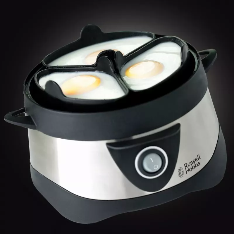 Russell Hobbs Eierkocher Cook At Home Stylo Edelstahl 14048-56 1404856 (14048-56)