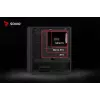 PC Cube Gehäuse SAVIO Noctis Glass RGB — Schwarz, ATX/Micro-ATX, 210×410×450 mm, 3×120 mm Frontlüfter