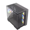 Silentware View A-RGB Schwarz PC-Gehäuse VIEWSchwarz — Mid-Tower-Gehäuse mit A-RGB-Beleuchtung