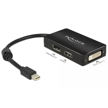 Kabel DeLOCK 0,16m DisplayPort HDMI DVI Mini DisplayPort