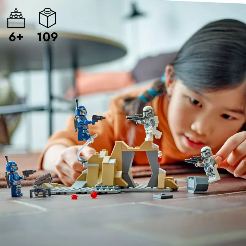 Konstruktionsspielzeug LEGO Star Wars Ambush on Mandalore Battle Pack 75373 — 4 Minifiguren, 109 Teile, Alter 6+