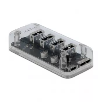 USB Hub DeLOCK 64087 Transparent