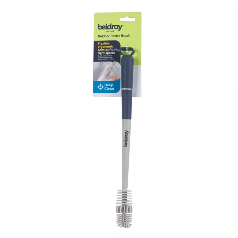Flaschenbürste Beldray LA032807FEU7 Deep Clean Rubber – Flaschenreinigungsbürste mit Gummikopf