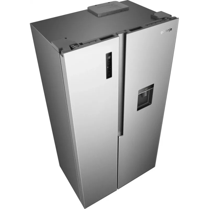 Gorenje HZF55082 NRS917E41XWD G400, Freistehend, Amerikanische Tür, Grau, 2 Tür(en), Touch, LED