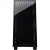 Gehäuse INTER-TECH X-608 INFINITY MICRO, microATX, RGB, Front- und Seitenteil aus gehärtetem Glas, ohne Netzteil
