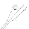 Magnetisches Ladekabel Joyroom S-IW008 Lightning USB-C 5V 1,2m Weiß Kabel