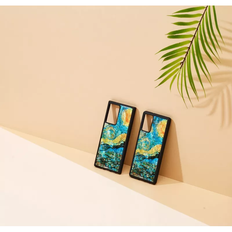 iKins Schutzhülle für Samsung Galaxy Note 20 – starry night Schwarz