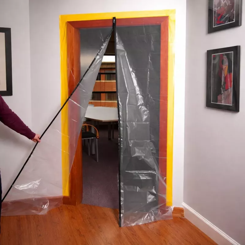 Staubschutztür Renovierung Xxl, Staubvorhang 230X135 gerade