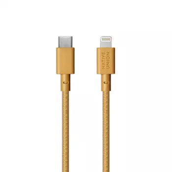 USB-A auf Lightning Kabel Native Union Night Kabel — 3 m, Gelb