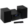 Mini Hi‑Fi Stereo System Adler AD 1917 — Bluetooth V5.3, CD/USB/MP3, 2×25 W RMS, UKW-Tuner, 4‑Band-Equalizer, AUX, Schwarz