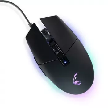Gaming-Maus MediaRange MRGS202 – rechtshändig, optisch, 4000 DPI, 6 Tasten, USB Typ-A, schwarz