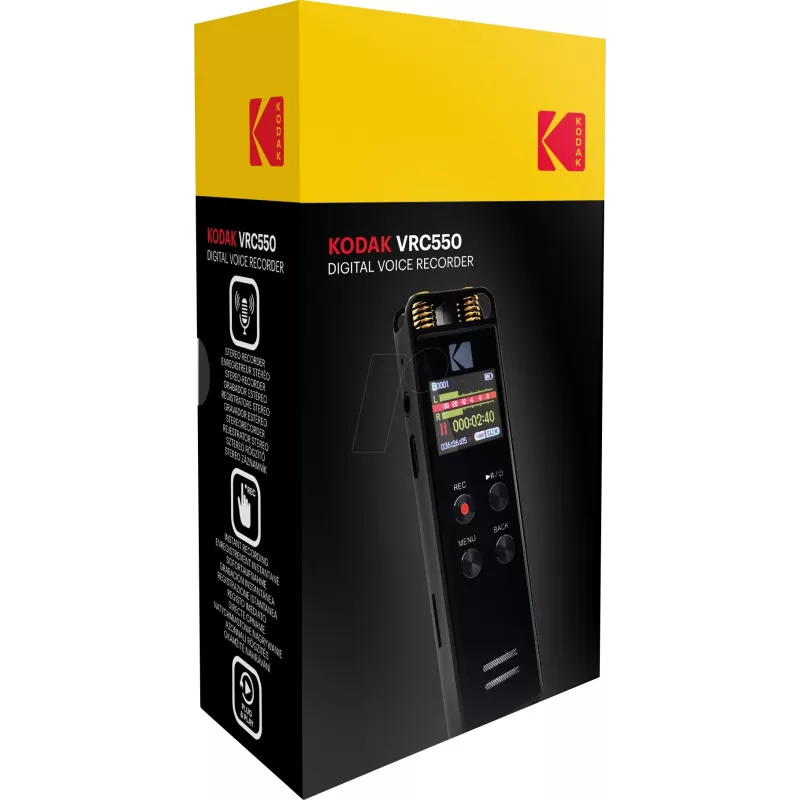 Kodak VRC550 Diktiergerät Schwarz