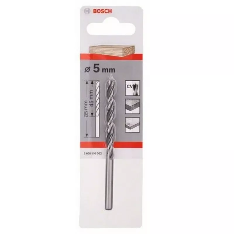 Spitzbohrer Bosch 5mm 1 Stück 2608596302