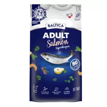 BALTICA Excellent Hypoallergenic Adult Medium breeds Salmon - Trockenfutter für Hunde - 3 kg