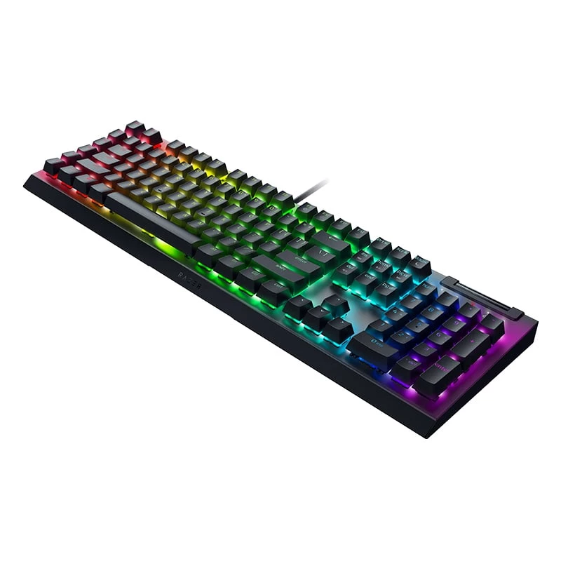 Razer BlackWidow V4 X Mechanische Gaming-Tastatur, Gelbe Schalter, US-Layout, Kabelgebunden, Schwarz
