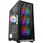 Computer Case Sharkoon VK4 Rainbow ATX Schwarz