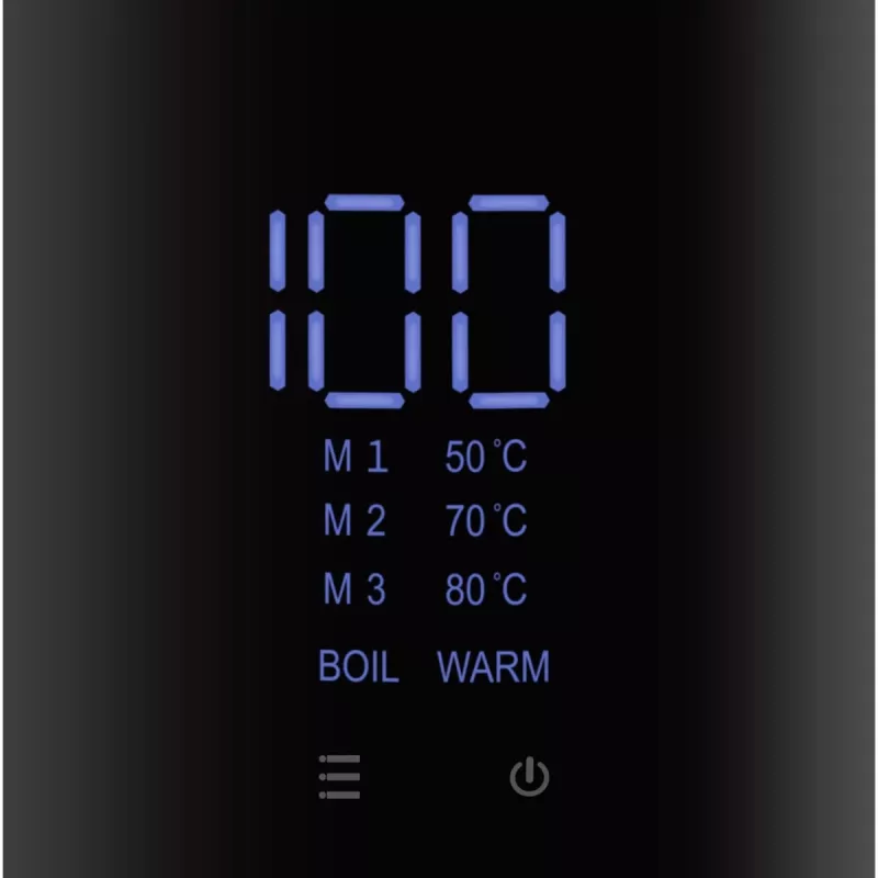 Wasserkocher ProfiCook PCWKS1243 — 1,7 L, 2200 W, Temperaturregelung 50–100°C, schwarz