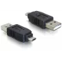 Adapter USB Micro-B-Stecker auf USB 2.0 A-Stecker DeLOCK 65036 Schwarz
