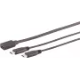 USB-Kabel S/CONN 13-20020 USB 2.0 0,3 m USB C 2 x USB C Schwarz
