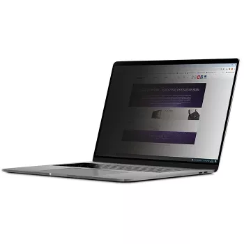 Blickschutzfilter für Laptop QOLTEC 51052 — 15,6 Zoll (39,6 cm), 16:9, transparent, 345,4×194,3 mm