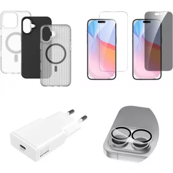 4smarts 7in1 Value Set für Apple iPhone 16 MagSafe-kompatibel
