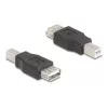 Kabeladapter DeLOCK 67199 USB Typ-B auf Typ-A Schwarz