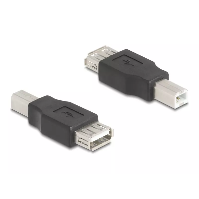 Kabeladapter DeLOCK 67199 USB Typ-B auf Typ-A Schwarz