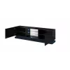 Cama TV-Schrank QIU 200 MDF schwarz glänzend/schwarz glänzend