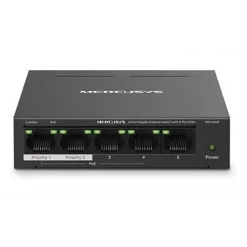 Mercusys 5-Port Gigabit Desktop Switch mit 4-Port PoE+