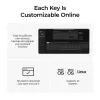Mechanische Full-Size (100%) Tastatur Keychron V6 Ultra 8K — QWERTY, Bluetooth, RGB-LED, Schwarz