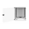 DIGITUS Compact Series DN-19 12-U-S-1 - Wandschrank - Hellgrau, RAL 7035 - 12U - 48,3 cm (19) (DN-19 12-U-S-1)