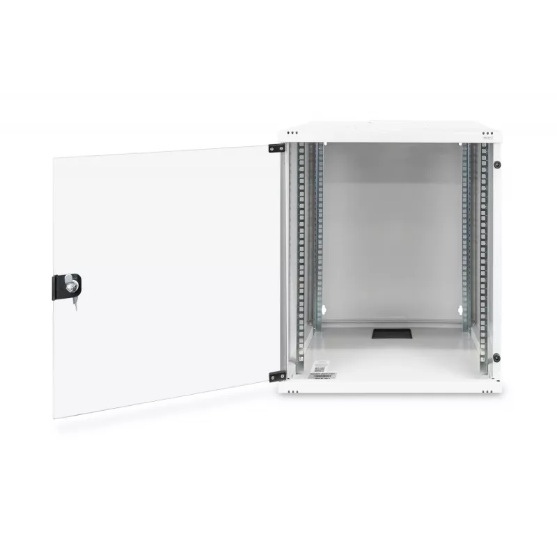 DIGITUS Compact Series DN-19 12-U-S-1 - Wandschrank - Hellgrau, RAL 7035 - 12U - 48,3 cm (19) (DN-19 12-U-S-1)