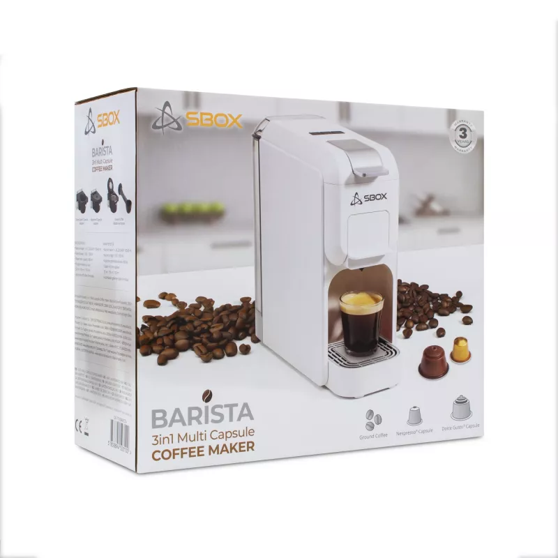 Kaffeemaschine SBOX 1.5L CM-719 Barista Weiß