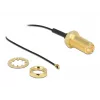 Antennenkabel DeLOCK RP-SMA-Buchse Schottmontage auf I-PEX MHF4 Stecker 0,81 35 cm