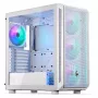 Endorfy Arx 700 ARGB PC-Gehäuse, Midi-Tower, ATX, Tempered Glass - inklusive 4x 140-mm-ARGB-Lüfter, Weiß (EY2A017)