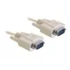 Serielles Kabel DeLOCK RS-232 1 m Beige DB-9