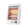 Adler | Heizgerät | AD 7709 | Halogen-Heizgerät | 800 W | Anzahl der Leistungsstufen 2 | Weiß