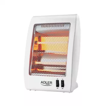 Adler | Heizgerät | AD 7709 | Halogen-Heizgerät | 800 W | Anzahl der Leistungsstufen 2 | Weiß