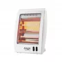 Adler | Heizgerät | AD 7709 | Halogen-Heizgerät | 800 W | Anzahl der Leistungsstufen 2 | Weiß