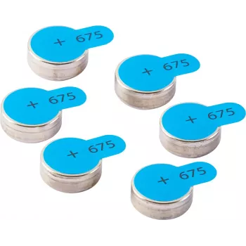Intenso Energy A675 Zink-Luft-Hörgerätebatterien