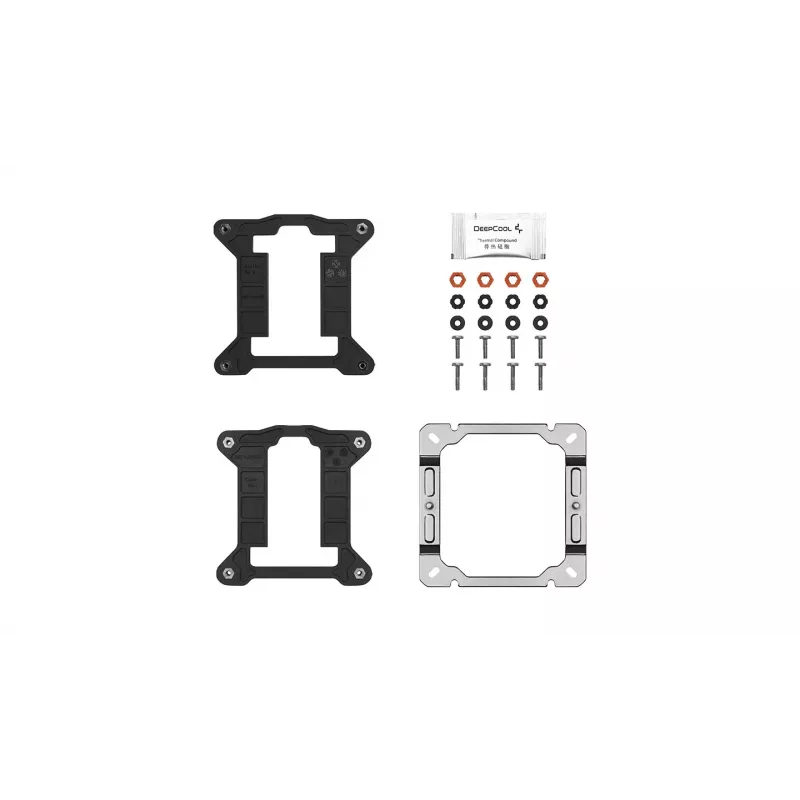 Deepcool | CPU-Kühler | AG400 BK LED | Schwarz | Intel, AMD