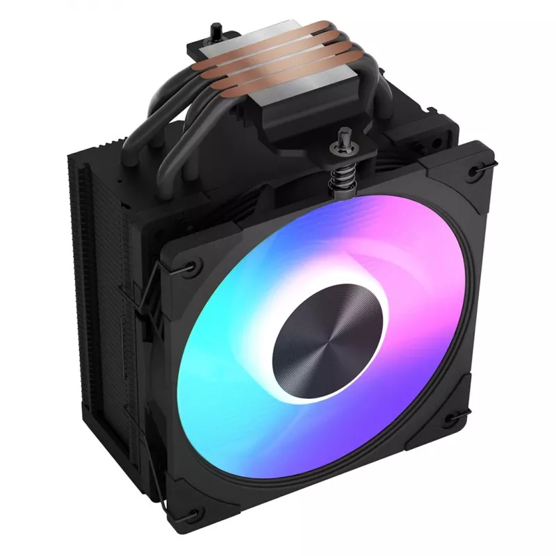 MODECOM Volcano 0C T102 LCD ARGB Prozessorluftkühler 12 cm Schwarz