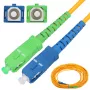 Extralink SC/UPC-SC/APC Patchkabel, Singlemode, Simplex, G.657A1, 3 mm, 1 m