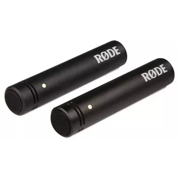 Studio-Kondensatormikrofon RØDE M5 — kabelgebunden, 20–20000 Hz, 200 Ω, -34 dB, 20×100 mm, schwarz