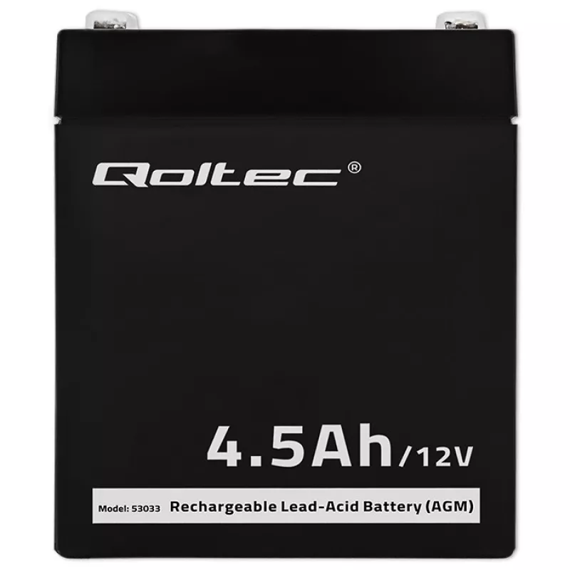AGM-Batterie Qoltec 53033 4.5 Ah 15 V 65.5 A Motorrad