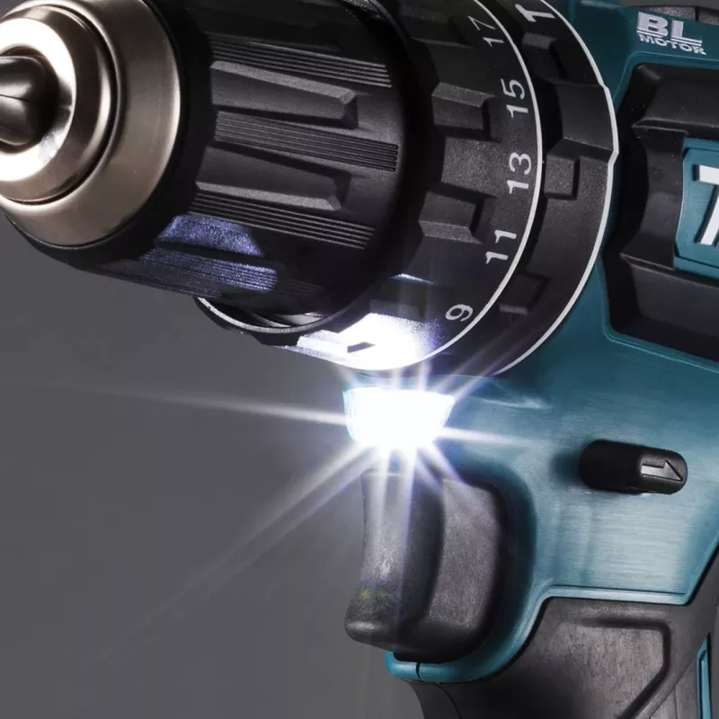 Makita DHP485Z Bohrmaschine Schlüssellos 1,1 kg Schwarz, Blau
